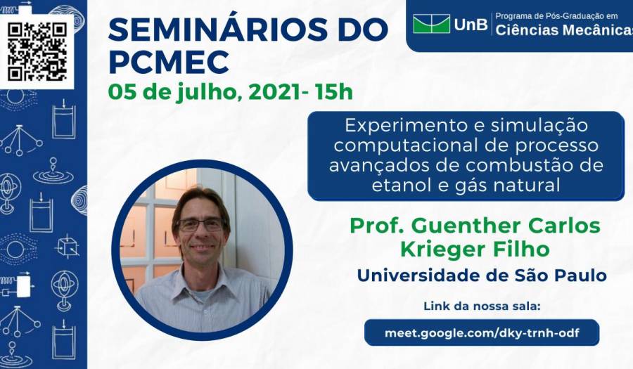 Experimento e simulação computacional de processo avançados de combustão de etanol e gás natural - Prof. Dr. Guenther Carlos Krieger Filho (USP)